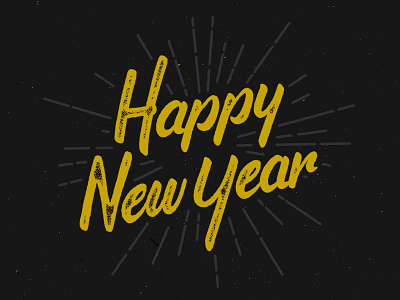 Happy New Year! hand lettering handdone type handlettering lettering typography