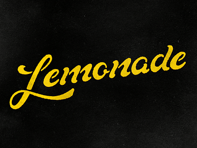 Lemonade hand lettering handdone type handlettering lettering typography
