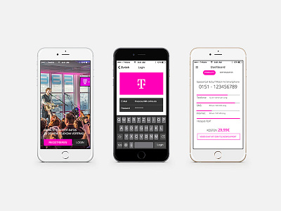 T-Mobile Customer Quick-Check App Redesign for iOS