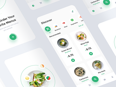 Food Mobile App Design app app design design figma food app design food baverage ios ios design mobile mobile app design product design ui ux
