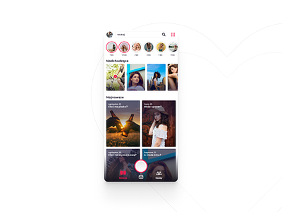 Dating app app clean dating datingapp design flat mobile mobile app simple ui ux