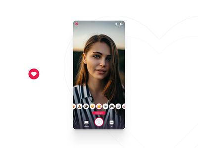 Dating app app clean dating datingapp design emoji flat mobile simple ui ux