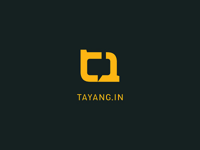 Tayang.In - Logo article brand communication information design logo media