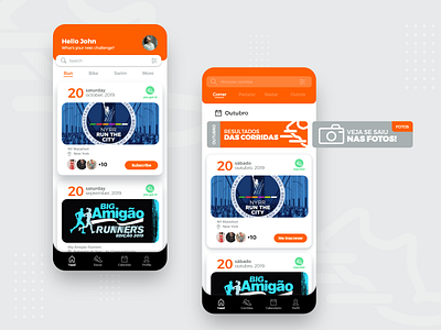 4 Runners App app concept app design design runner runnerapp sports sportsapp ui uidesign ux