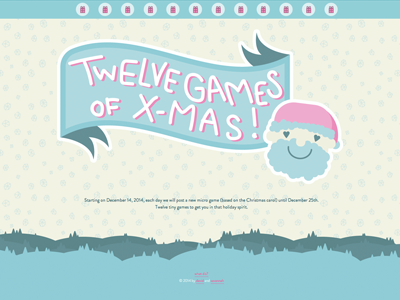 12 Games of Xmas carol christmas cute game games website xmas