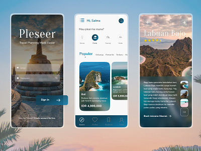 Travel Planning App app concept travel travel agency travel app