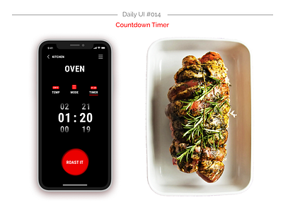 Daily UI #014 — Countdown Timer app app design countdown countdown timer dailyui daliy ui design smarthome timer ui
