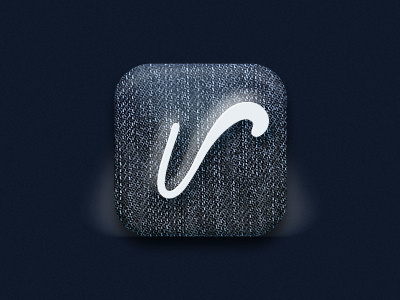 Voguesta Icon draft 1 3d app icon ios photoshop psd ui v voguesta