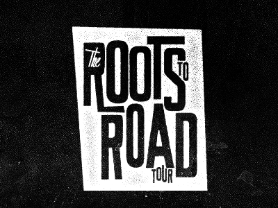 R2RT airstream america americana design illustration logo road roots tour