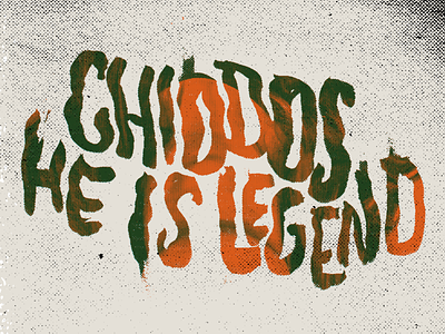 CHIODOS brush design dirt grunge type typography