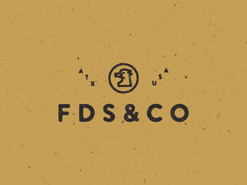 FDS&Co austin bird crow design mark shirt tx typography
