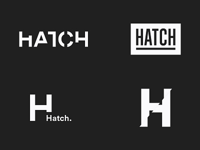 HATCH badge brand chicago design identity logo mark producer record typography