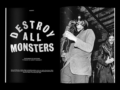 GC all circus destroy detroit grand magazine monsters other print studio typography