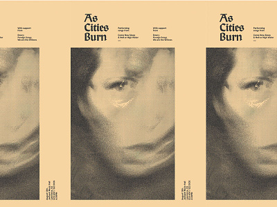 06022015 as band burn cities design flier grid kansas metal poster show
