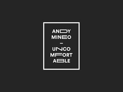 07152015 album andy art branding design layout logo mineo music type
