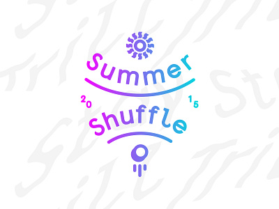 09032015 gradient logo shuffle shuffleboard sports stay summer trill warp weird