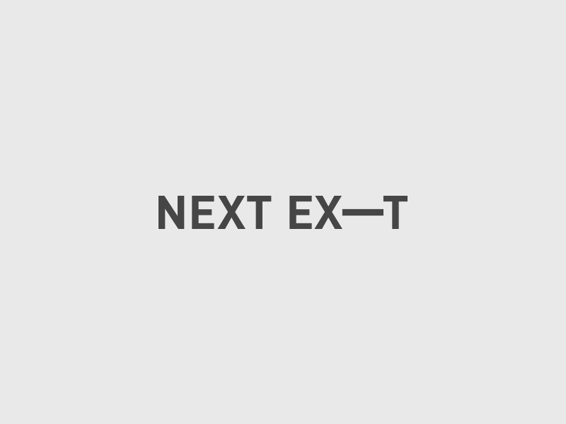 02052016 brand company design logo music next exit typography