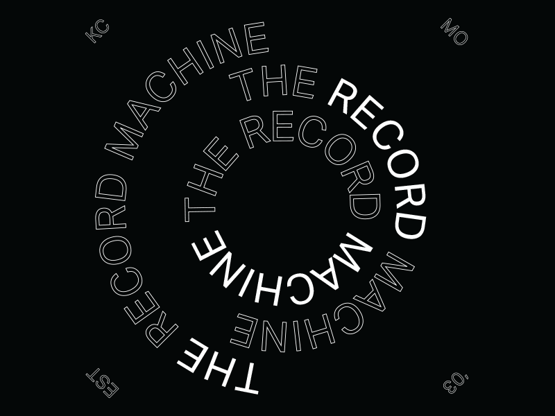 03282016 design kansas city label music record sticker the record machine