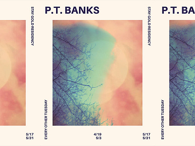 04182016 austin bar design flier layout music p.t. banks residency show stay gold texas