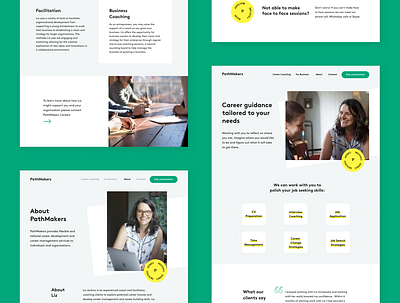 PathMakers Career Coach redesign branding career coach design ui ux web web design