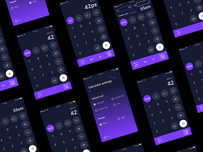 Re-designing the Calculator App app design calculator ios product design redesign ui ux visual design