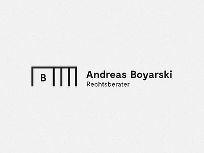 Andreas Boyarski attorney branding law lawyer logo