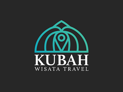 Kubah Wisata Travel Logo Design branding design flat icon illustration logo minimal type vector