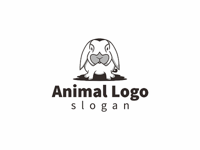 Rabbit logo concept