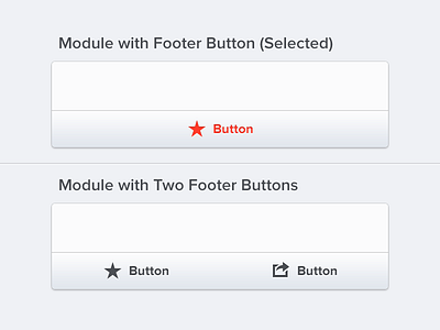 Module Stylesheet awkward buttons footer grey interface ios module simple stylesheet the bkry ui