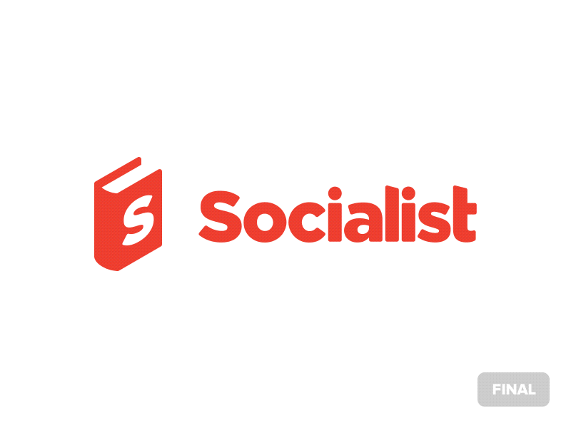Socialist Logo Process animated brand check identity logo process socialist star