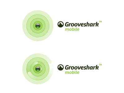 Grooveshark Mobile Logo Concepts