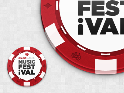 i ♥ Chips chip festival icon logo music red