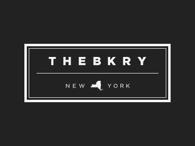 The BKRY Identity RC bkry identity lines modern monochromatic new york simple