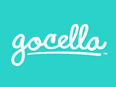 Gocella Identity Redesign - Round 2 gocella handwritten identity logo script teal