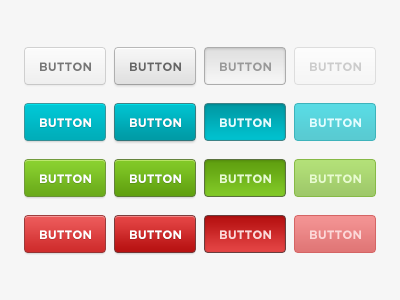 Gocella Button Stylesheet active app blue buttons depressed disabled gocella green grey hover press red stylesheet teal ui