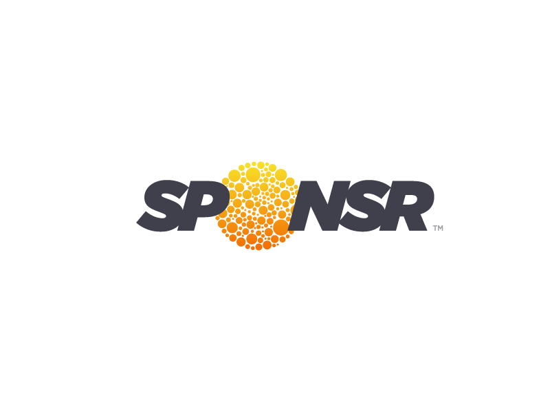 Sponsr Logo - Revision 3 circle color blind test gradient hidden hollow identity inverted logo sponser sponsorship sponsr spots sun