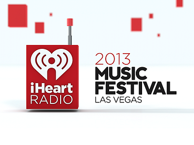 2013 iHeart Radio Music Festival - Logo Concept 1 - 3D Render