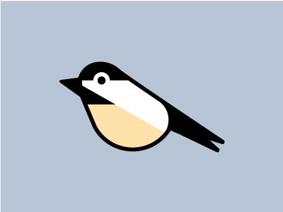 Chickadee bird chickadee vector