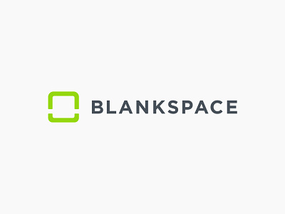 blankspace blank brand brand identity branding ci developer development empty hr icon logo logomark logotype recruiting saas simple space tech technology vector