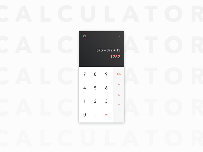 Calculator 004 calculator calculator app collectui dailyui dailyui001 design interfacedesign ui uidesign