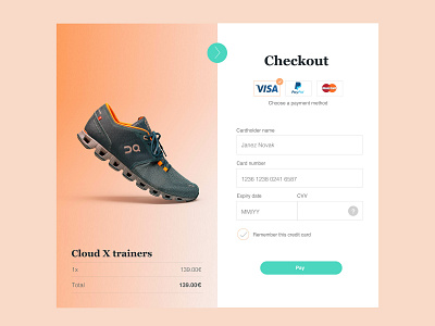 Daily Ui 2 Credit Card Checkout