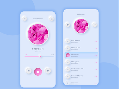 Music App UI Design