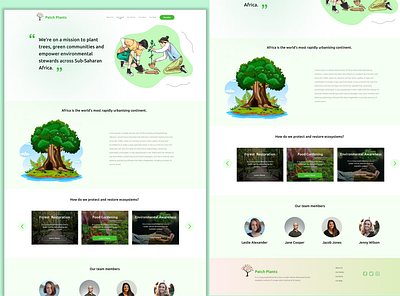 Plant Website UI/UX Design app landing page plant ui plant website plant website ui design tree plant ui tree plant website tree website ui ui ux uiux ux web ui