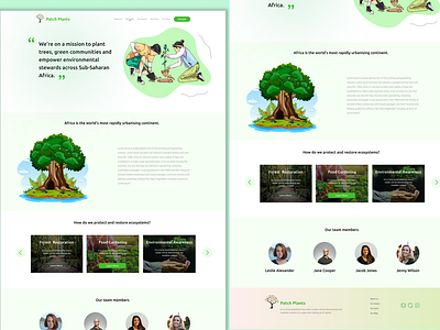 Plant Website UI/UX Design