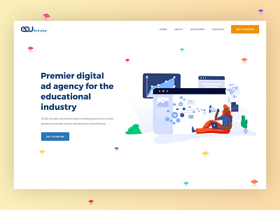 EDU Activate - Digital ad Agency Landing