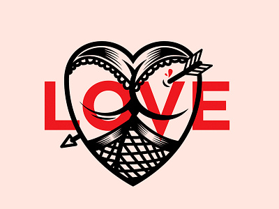 This Love heart illustration illustrator love vector