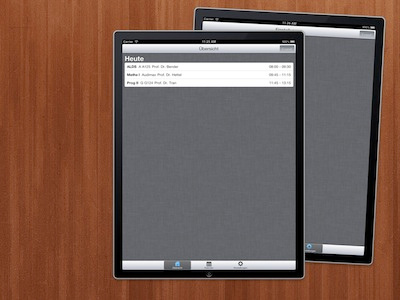 Overview and blank page ipad overview ui webapp