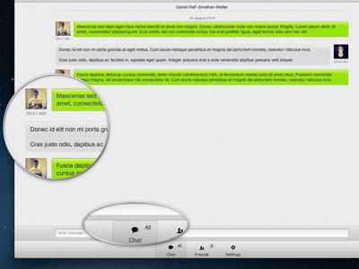 Small Chat Website v2 bowser bubbles chat green navigation