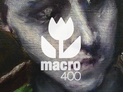 macro::greco badge editorial greco icon logo macro oil portrait poster st john evangelist símbolo typo