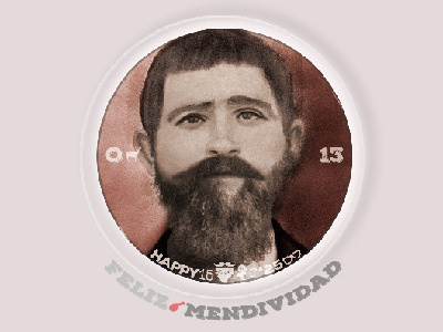feliz(*)mendividad barba beard fanzine graphic hipster illustration latest mendicidad mugs portfolio project vector
